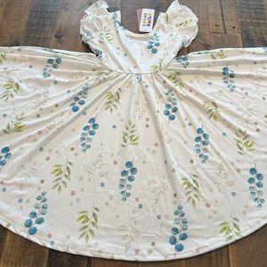 Dot Dot Smile size 3/4 or 5/6 girls Empire twirl dress new